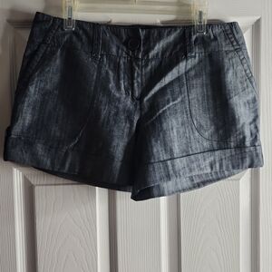 New York & Company Charcoal Jean Shorts